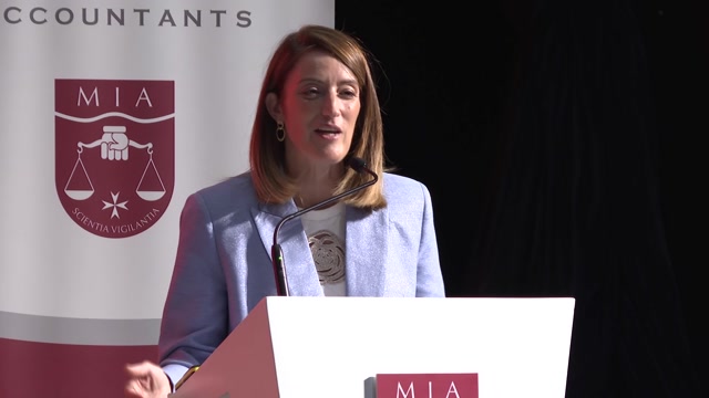 Roberta METSOLA, EP President visit to Malta: speech at the The Malta Institute of Accountants